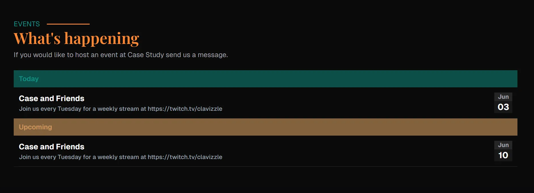 Purpose After Sports website screenshot